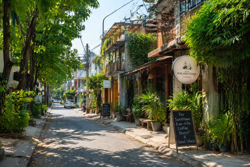 Alojamiento tranquilo en Santitham para dormir en Chiang Mai