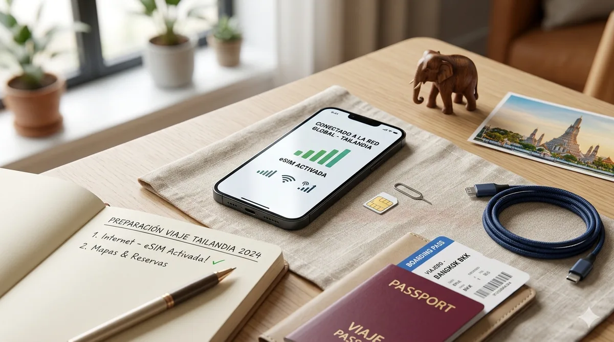 eSIM y SIM para tener internet en Tailandia desde el primer día