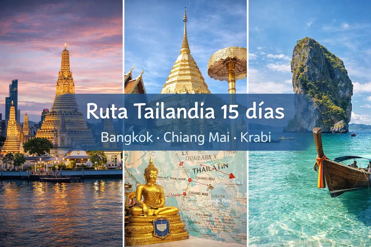 Ruta Tailandia 15 días con Bangkok, Chiang Mai y Krabi