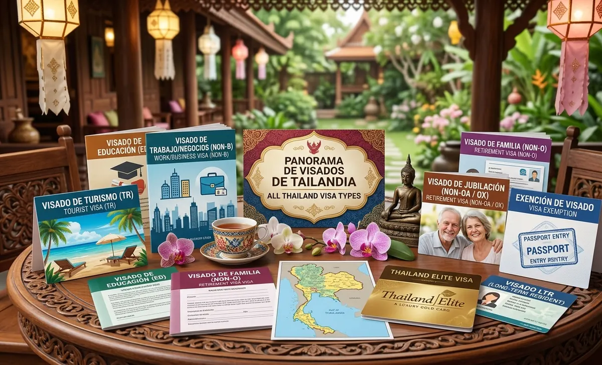Visados para Tailandia desde España con documentación y planificación del viaje